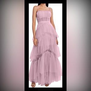 Corset tulle gown from revolve